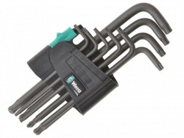 Wera Torx Key Set 9 Piece Ball End (TX8-TX40) £38.99